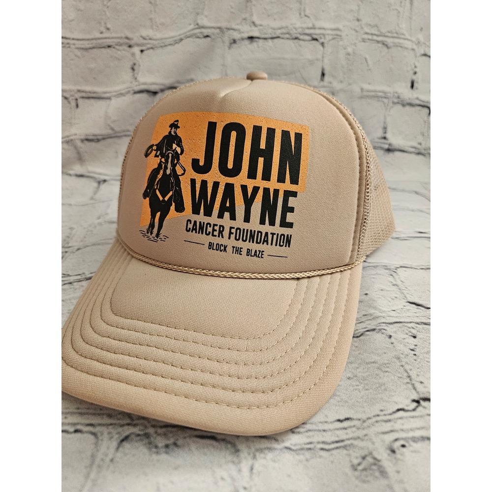 Otto Collection John Wayne Cancer Foundation Block The Blaze Trucker Hat Mesh